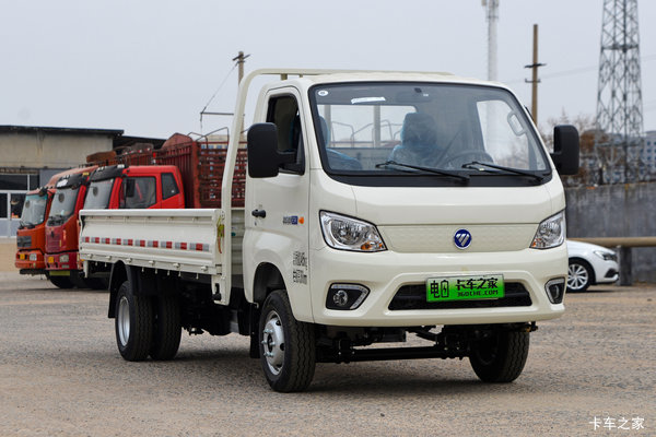 福田祥菱M2 纯电动 4X2 液刹 4.12米单排栏板微卡 亿纬66.53kWh
