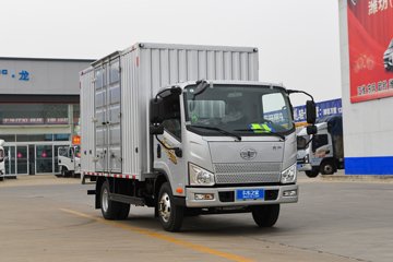 解放J6F中体 招财虎 150马力 万里扬6档 4.16米单排厢式轻卡