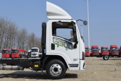 陕汽商用车 德龙G300 163马力 4X2 4.06米冷藏车(法士特8档)