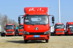 陕汽商用车 德龙G200 2.5L柴油 155马力 法士特6档 4.2米单排厢式轻卡