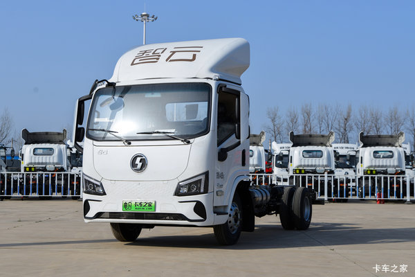 陕汽商用车 智云S300 天行版 气刹 4.18米单排纯电动栏板轻卡 宁德时代120.27kWh
