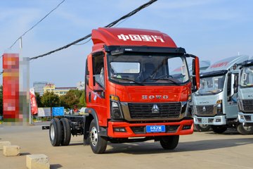 中国重汽HOWO 统帅 170马力 4.15米单排厢式轻卡(法士特8档)