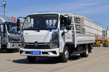 福田 奥铃M卡 2.0L 127马力 CNG 3.94米排半栏板小卡