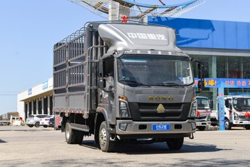 重汽HOWO悍将 2.5L柴油 180马力 法士特8档 4.15米单排仓栅式轻卡