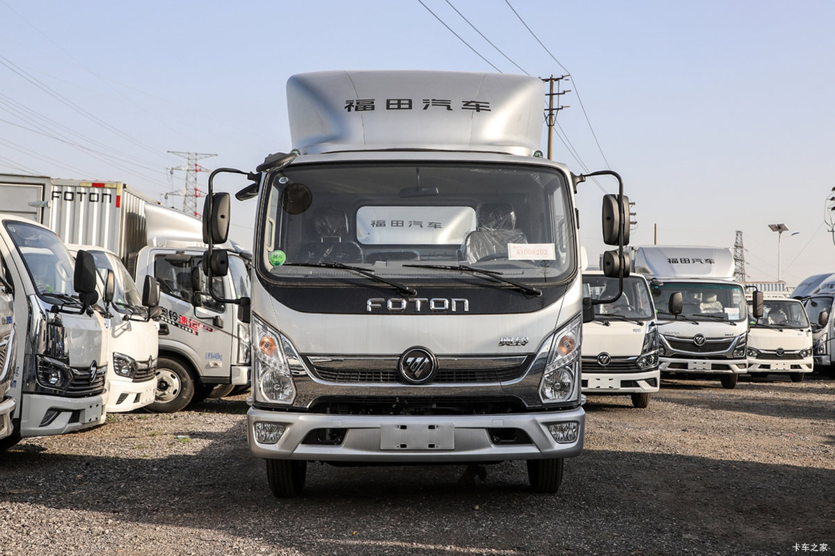 福田 奥铃大黄蜂MINI 麦客版 170马力 5.8米排半厢式载货车(法士特8档)