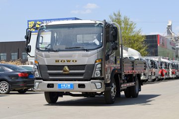 重汽HOWO 悍将H3 2.3L柴油 148马力 法士特6档 气刹 4.15米单排栏板轻卡