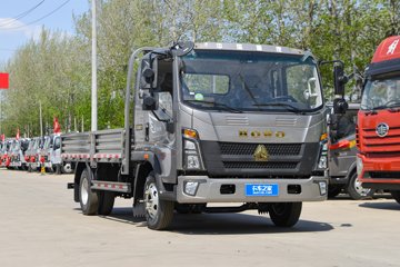 重汽HOWO悍将 3L柴油 170马力 中国重汽8档 4.85米排半栏板载货车