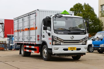 东风多利卡D7 165马力 4X2 5.15米腐蚀性物品厢式运输车(楚飞牌)