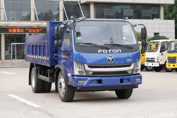福田瑞沃 金刚S3 2.5L柴油 155马力 4X2 万里扬8档 双顶 3.7米单排自卸车