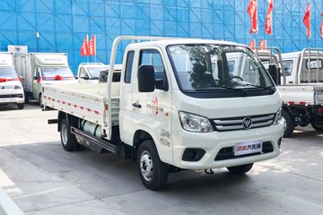 福田祥菱M2 奋斗版 2L CNG 122马力 蒙沃5档 3.8米排半栏板微卡