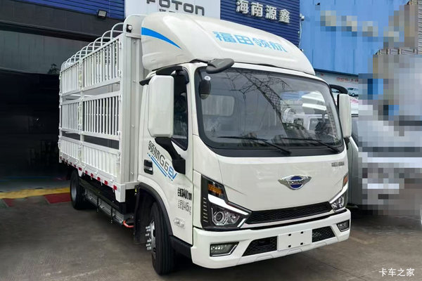 时代领航G6 4.17米单排纯电动仓栅式轻卡 宁德时代120.27kWh