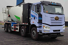 一汽解放J6P 8X4 6.67m³燃料电池混凝土搅拌车 宁德时代140.95kWh