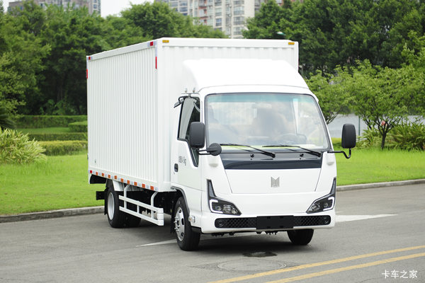 庆铃五十铃 EV100铃巨力 液刹 4.25米单排纯电动厢式微卡 宁德时代77.28kWh
