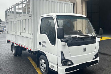 庆铃五十铃 EV100铃巨力 液刹 3.9米单排纯电动仓栅式微卡 宁德时代53.58kWh