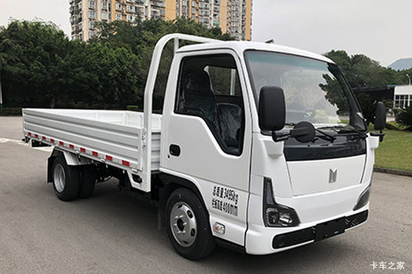 庆铃五十铃 EV100铃巨力 液刹 4.25米单排纯电动栏板微卡 宁德时代77.28kWh