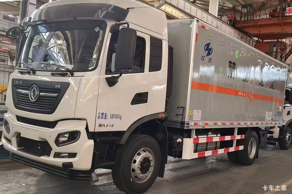 东风商用车 天锦KR 210马力 4X2 柴油 6.8米爆破器材运输车(红宇牌)