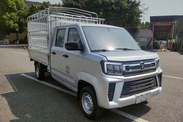 福田祥菱V5 1.6L汽油 120马力 蓝黛5档 2.5米双排仓栅式微卡(后单胎)