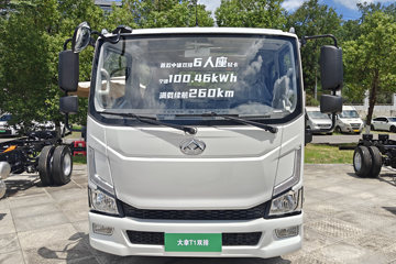 跃进 大拿T1 液刹 3.15米双排纯电动栏板轻卡 宁德时代100.46kWh