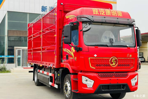 陕汽康明斯 龙骥 轻量化版 240马力 4X2 9.8米翼开启厢式载货车