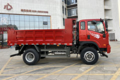 中国重汽成都商用车 V3 4.3L柴油 220马力 4X2 法士特10档 斯泰尔后桥 4.14米排半自卸车