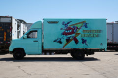 福田卡文 乐迪 悦行版 液刹 3.8米单排纯电动厢式微卡 爱易科71.63kWh