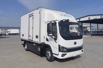 宇通轻卡T5 4X2 4.02米单排燃料电池保温车 深澜100.46kWh