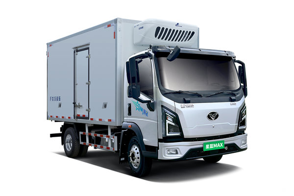 重汽豪曼 星蓝EM3 天行版 4x2 4.18米单排纯电动冷藏车 宁德时代140.41kWh