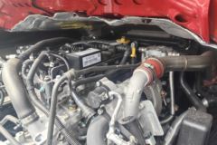 福田时代领航G6 2L LNG 150马力 万里扬8档 4.17米单排仓栅式轻卡