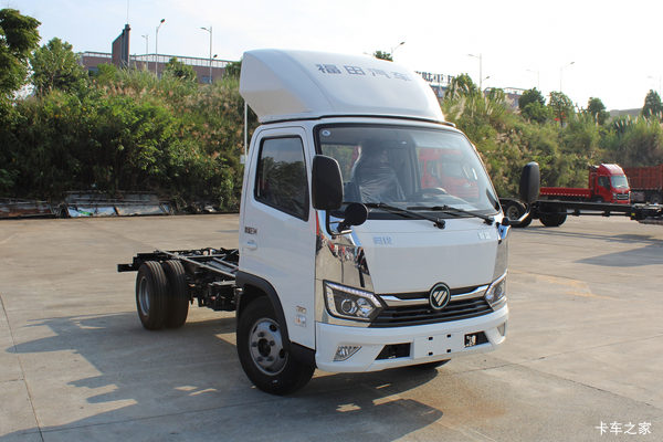 福田奥铃 智蓝EM 4.14米单排纯电动厢式轻卡 爱易科71.63kWh