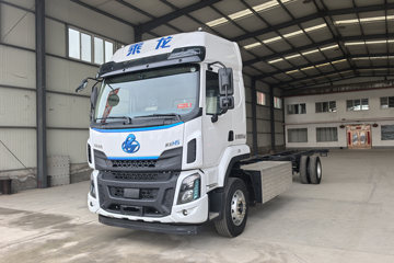 东风柳汽乘龙H5 4X2 气刹 9.7米排半纯电动厢式载货车 宁德时代310.66kWh