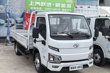 跃进 大拿T3 液刹 3.805米单排纯电动栏板轻卡 清陶50.23kWh