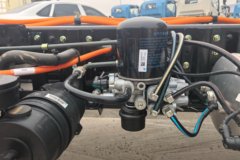 重汽HOWO统帅 气刹 4.15米单排纯电动仓栅式轻卡 宁德时代140.41kWh