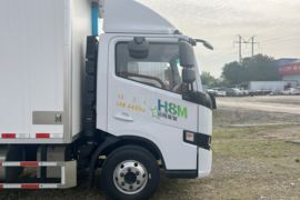 星智H8M&nbsp;电动冷藏车外观图片