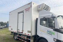 星智H8M&nbsp;电动冷藏车上装图片