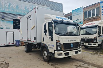 重汽HOWO统帅 4x2 4.08米单排纯电动冷藏车 140.41kWh