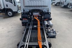 重汽HOWO统帅 4.15米单排纯电动仓栅式轻卡 宁德时代100.07kWh
