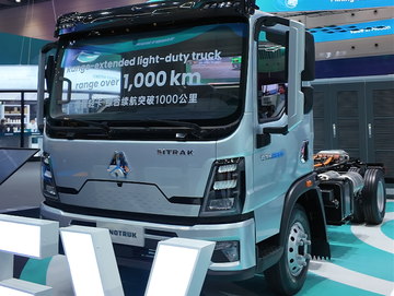 重汽汕德卡C3H 单排增程混合动力轻卡 宁德时代100.46kWh