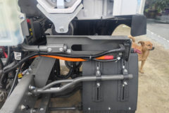 中国重汽成都商用车 V3 蓉E·TRUK 气刹 4.15米单排纯电动仓栅式轻卡 宁德时代140.95kWh