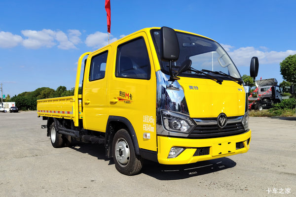 福田 奥铃M卡 1.6L 122马力 汽油 3.19米双排栏板小卡