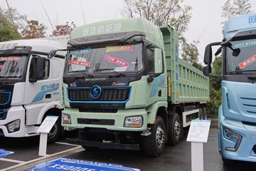 陕汽德龙X5000E 8X4 8.8米纯电动自卸车 宁德时代400.61kWh