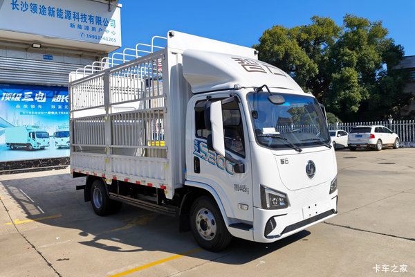 陕汽商用车 智云S300 Express 气刹 4.2米单排纯电动仓栅式轻卡 宁德时代171.87kWh