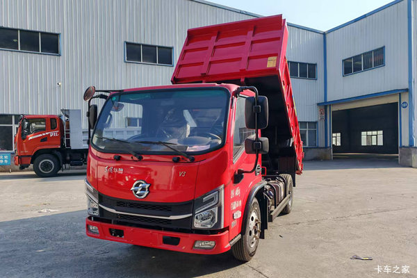 东风华神V3 2.5L柴油 160马力 4X2 法士特8档 3.1米单排自卸车