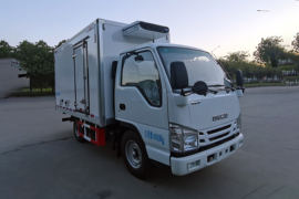 庆铃五十铃底盘&nbsp;冷藏车外观图片