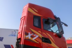 东风新疆畅行X7 12.9L CNG 520马力 8X4 东风14档 9.6米栏板载货车