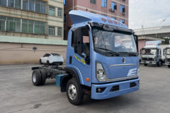 中国重汽成都商用车4.15米单排纯电动仓栅式轻卡140度