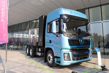 陕汽德龙X5000E 轻量化版 6X4 换电式纯电动牵引车 600.92kWh