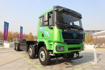 陕汽德龙X5000E 8X4 8米纯电动自卸车 宁德时代600.92kWh