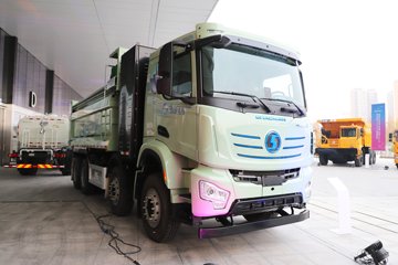 陕汽德龙H6000E 城建标载版 8X4 6米纯电动自卸车 宁德时代600.92kWh
