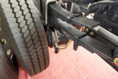 重汽HOWO轻卡 悍将 气刹 4.15米单排纯电动仓栅式轻卡 宁德时代100.46kWh