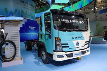 重汽HOWO统帅 4.15米单排纯电动栏板轻卡 宁德时代140.41kWh
